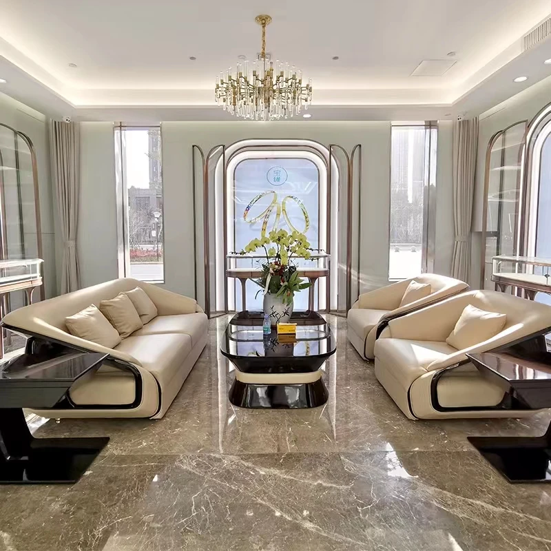 Luxury Living Room Microfiber Fabric sofas for Home Furniture Nordic new Design Italian Leather Sofa Set