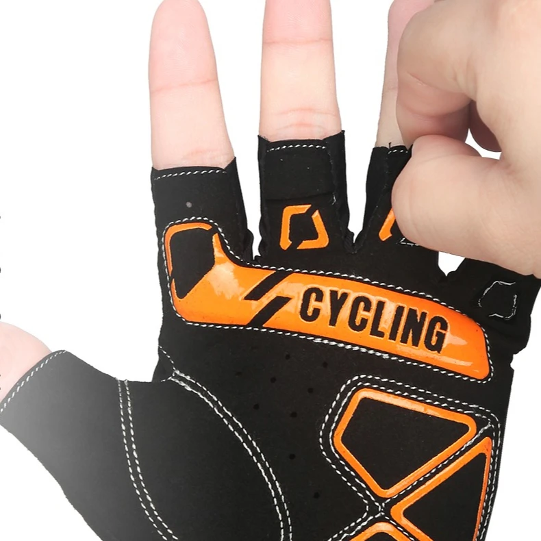 ASRQGOAL New design Exercise Training Weightlifting Workout Gymnastic Hand Grip Leather Half Finger Gloves