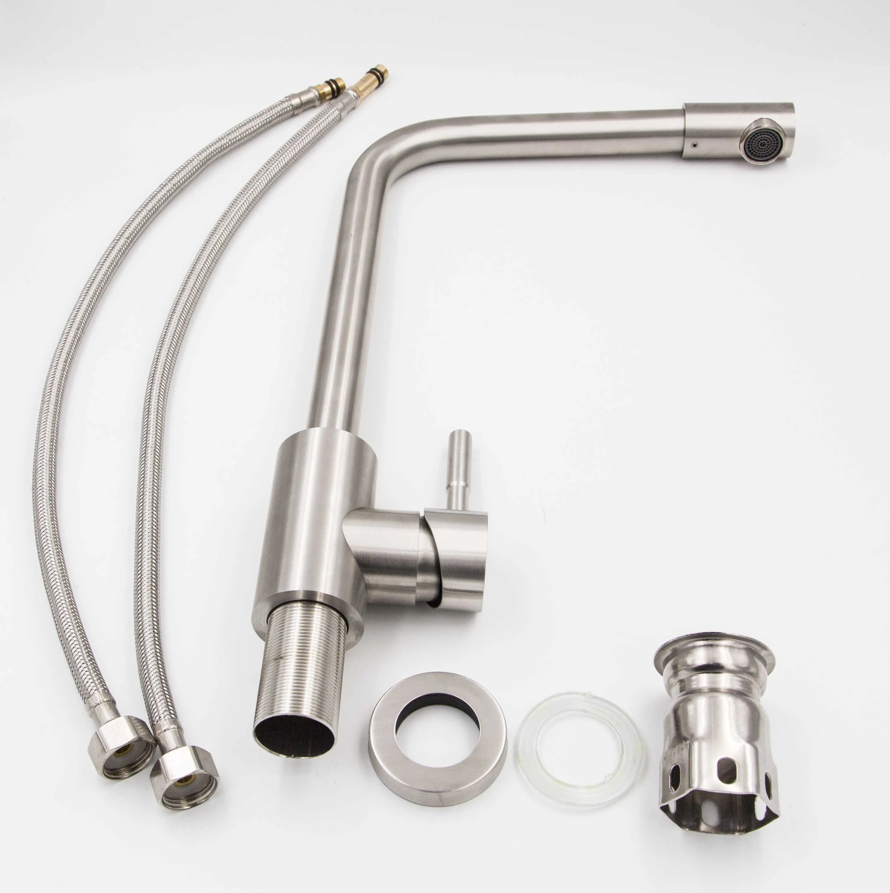 SUS304 china Kitchen faucet steel 304 kitchen sink faucet stainless steel kitchen faucet