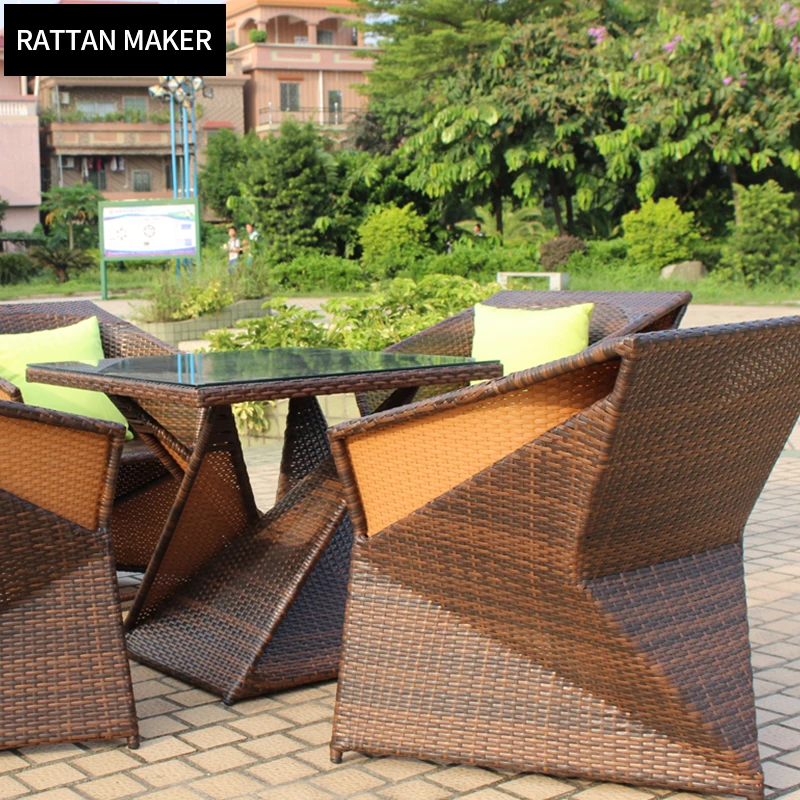 Garden Outdoor Furniture Sets Wicker Garden Chair Outdoor Rattan Bistro Set