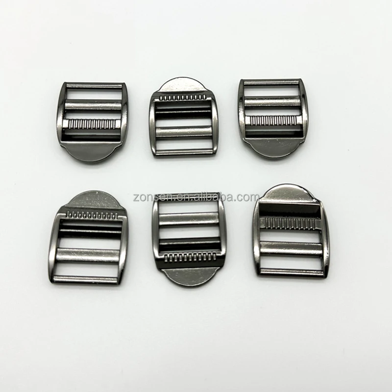 In Stock KAM 20mm Zinc Alloy Backpack Strap Buckle Adjuster Hardware Bag Accessories Metal Ladder Buckle