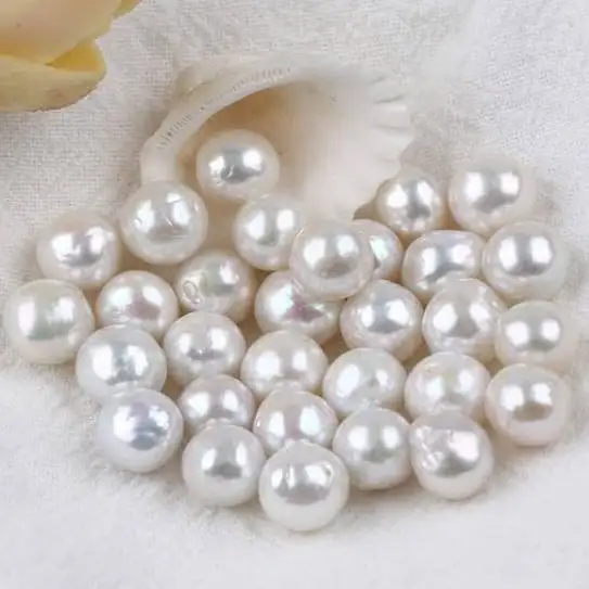 Wholesale Price Custom Loose Edison Baroque Pearls Blank Natural Gemstone Mother Of Pearl Loose Gemst