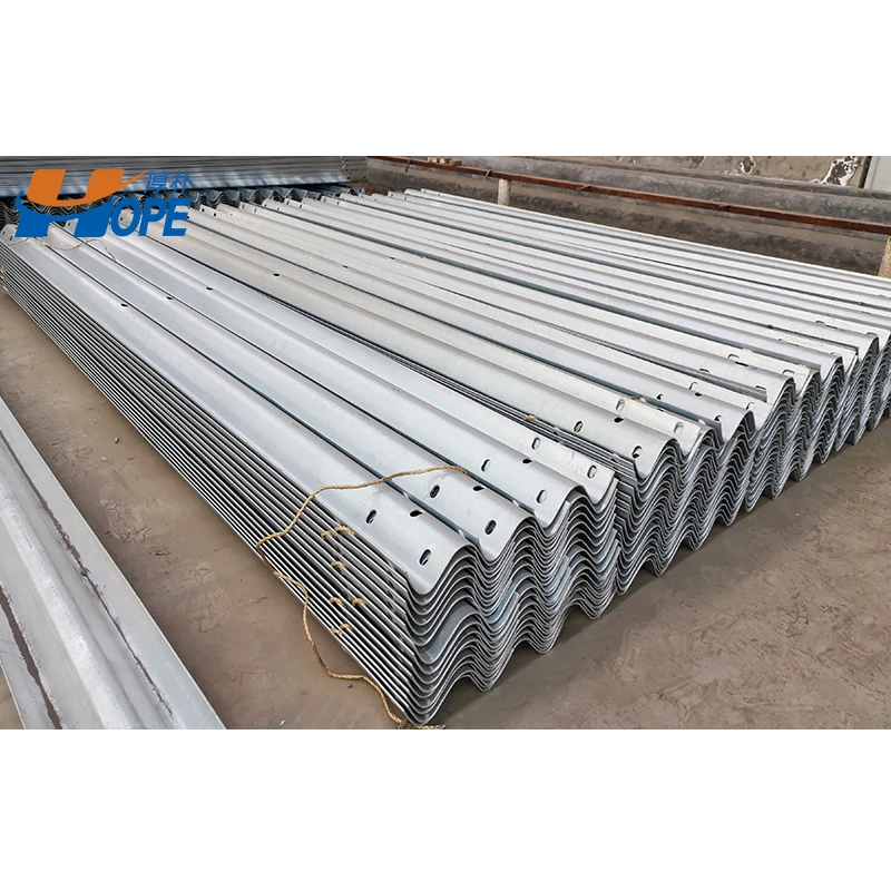 Factory Wholesale High Quality Q235 Q345 Material Zinc Steel Fence Hot Dipped Galvanized W Beam Guardrail With CE Certificate
