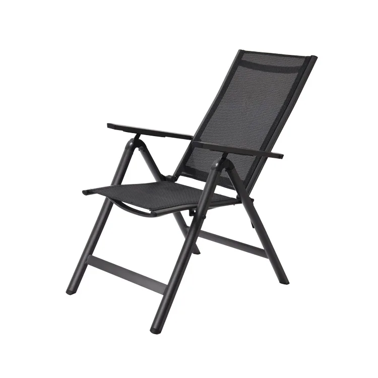 Garden funiture outdoor adjustable reclining chair folding aluminum chair for adults