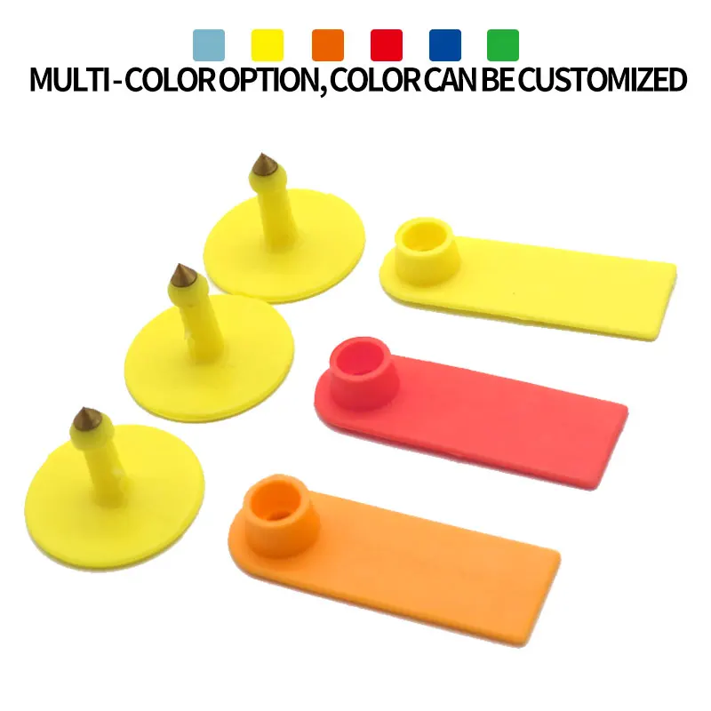 HED-ET102 custom rabbit ear tag earring tags with logo ear cattle tag