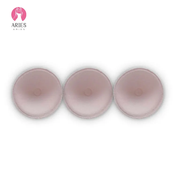 
RD04-06 Factory wholesale waterproof cotton washable nursing pad reuseable breast pads natural 