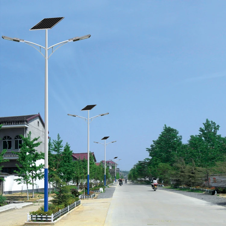 Factory customization street light pole 12m single arm 4mm thickness zinc coated galvanize street light pole