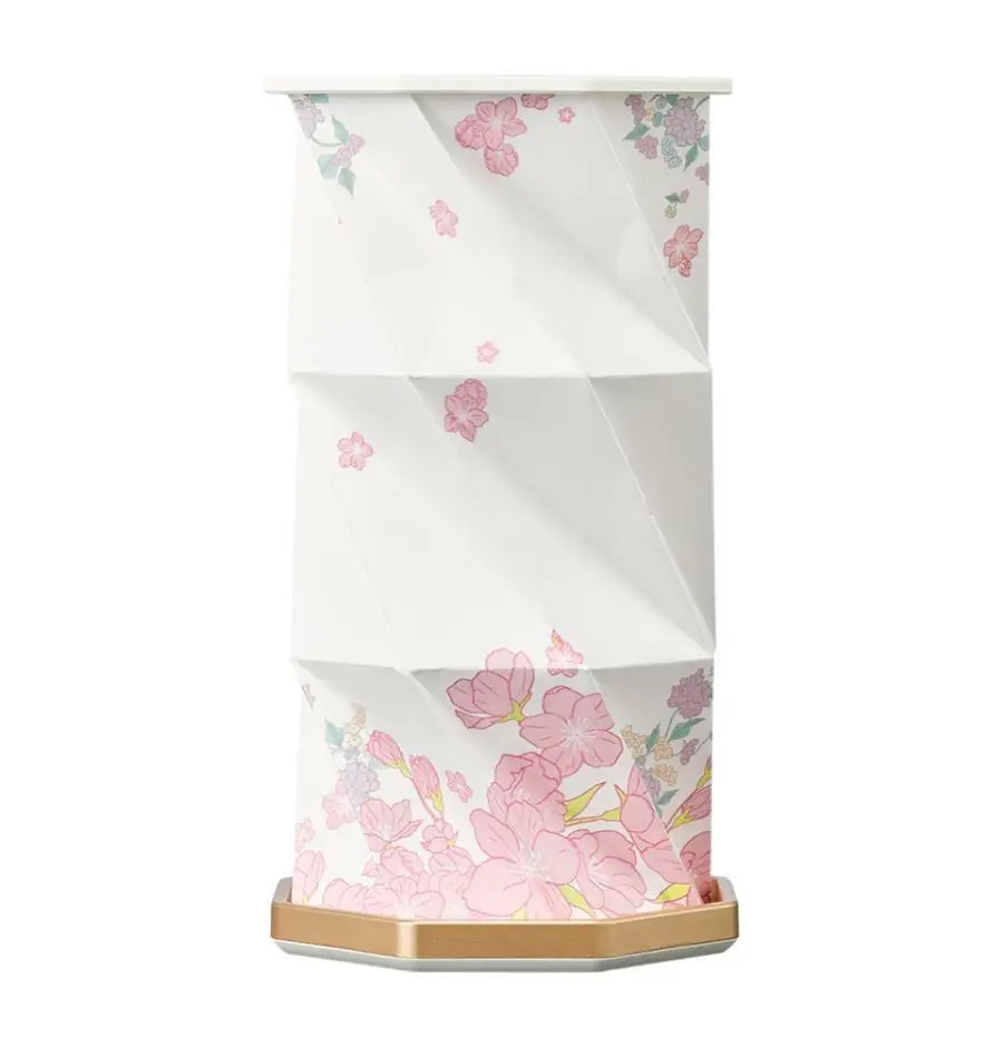 Foldable Rechargeable Book Lamp Made of ABS in Limited Edition Cherry Blossom IP star bucks with Rotating and portable design