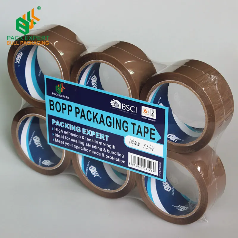 Bull Branded  BOPP Adhesive  Clear Tape 48mm*20m*43mic