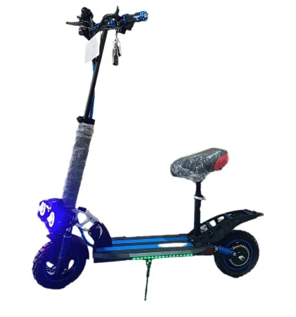 China Cheap Kick Scooters 10 inch 1000w Two Wheels Motor Removable Battery Foldable Folding Powered Off Road Electric Scooter