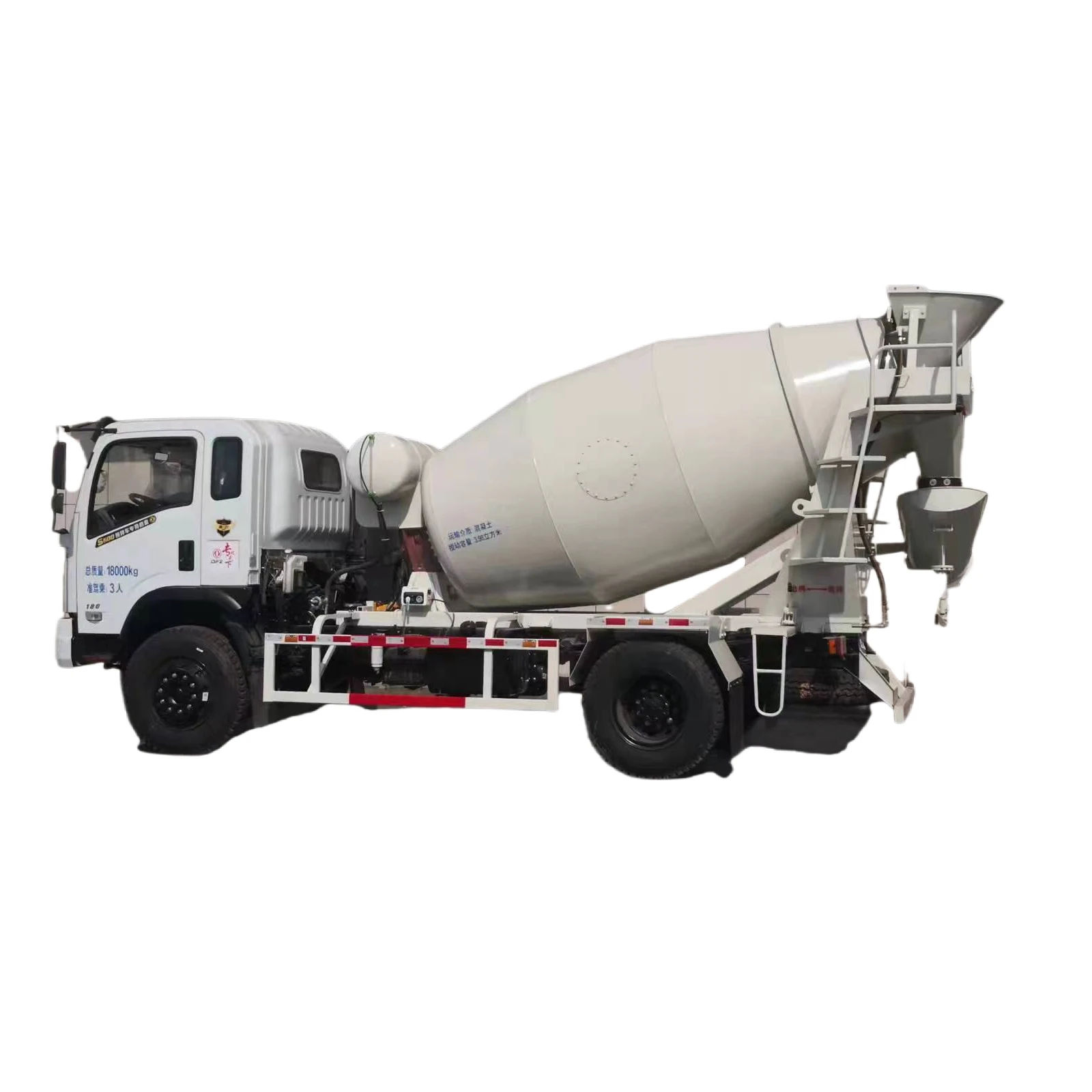 8 Cubic Meter 7550*2500*3660Heavy Duty Concrete Truck Mixer For Sale
