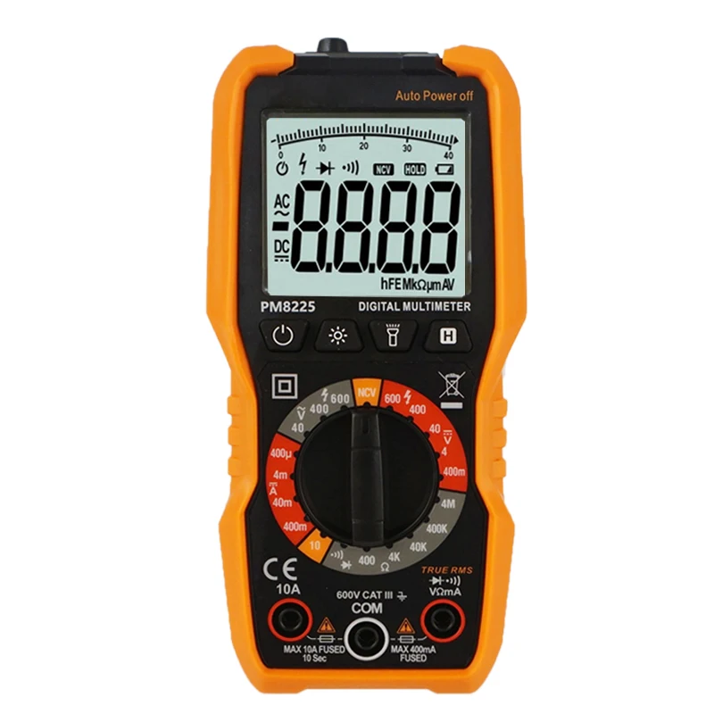 Portable AC and DC Voltage measurement digital multimeter 4000 counts display NCV test Digital Clamp meter