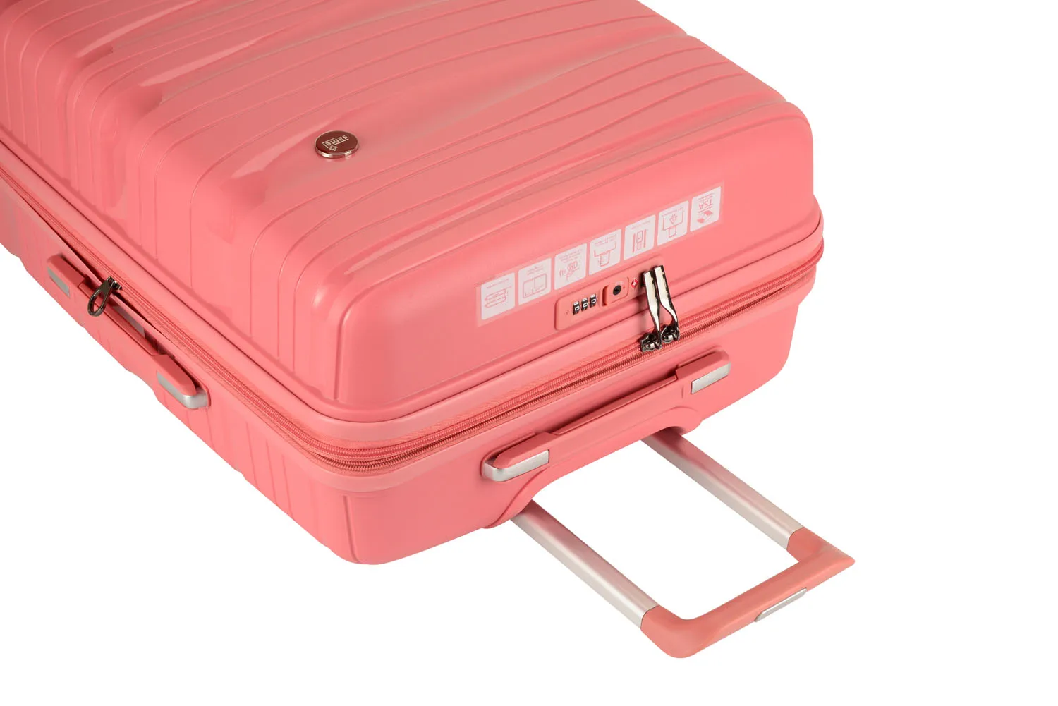 Top sell Wholesale Trolley Luggage 3 pcs PP Hard Shell Custom Travel Luggage Set Suitcase