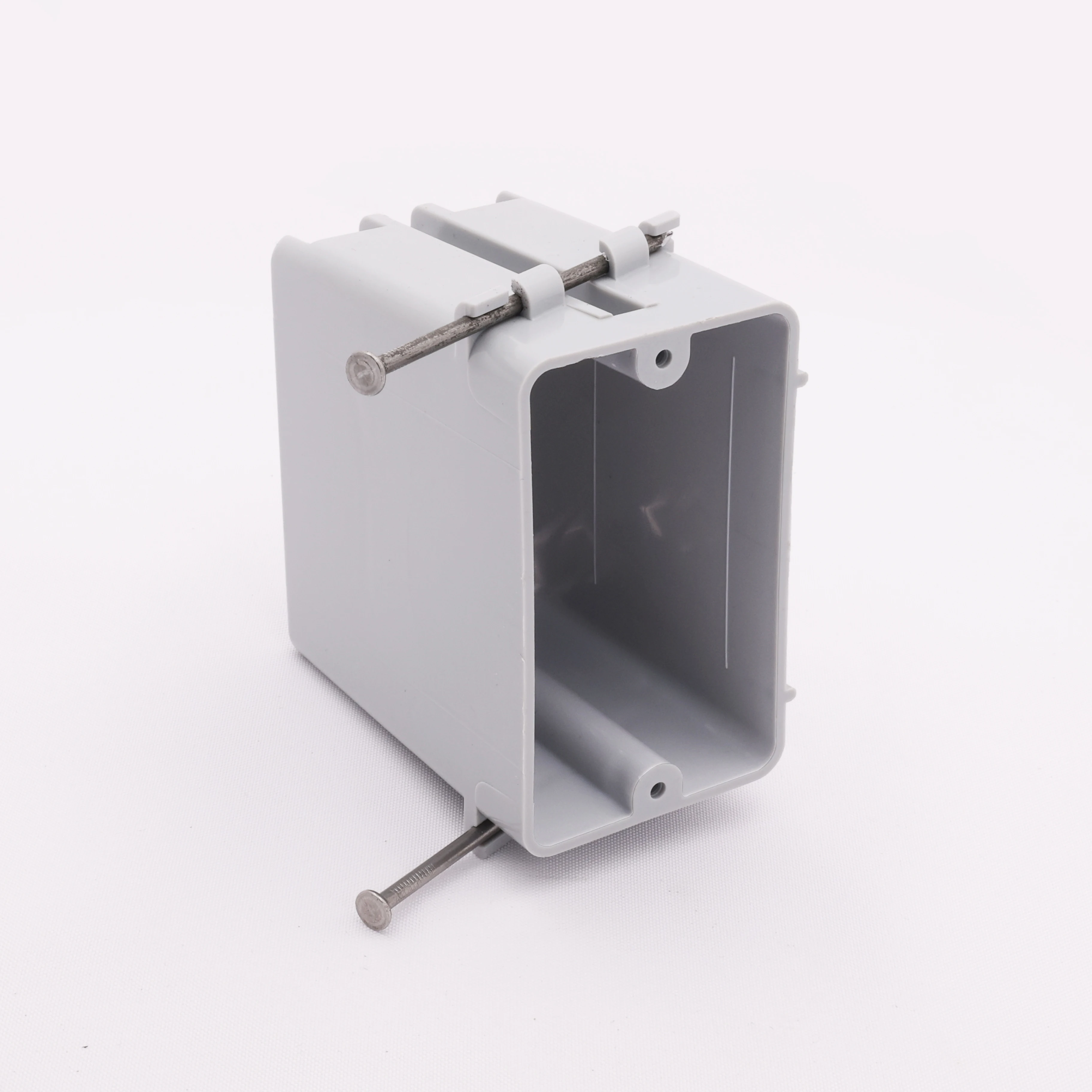 Shanghai Linsky ETL 2hr Single Gang 20.3 cubic inch deep new work plastic switch outlet box with nail