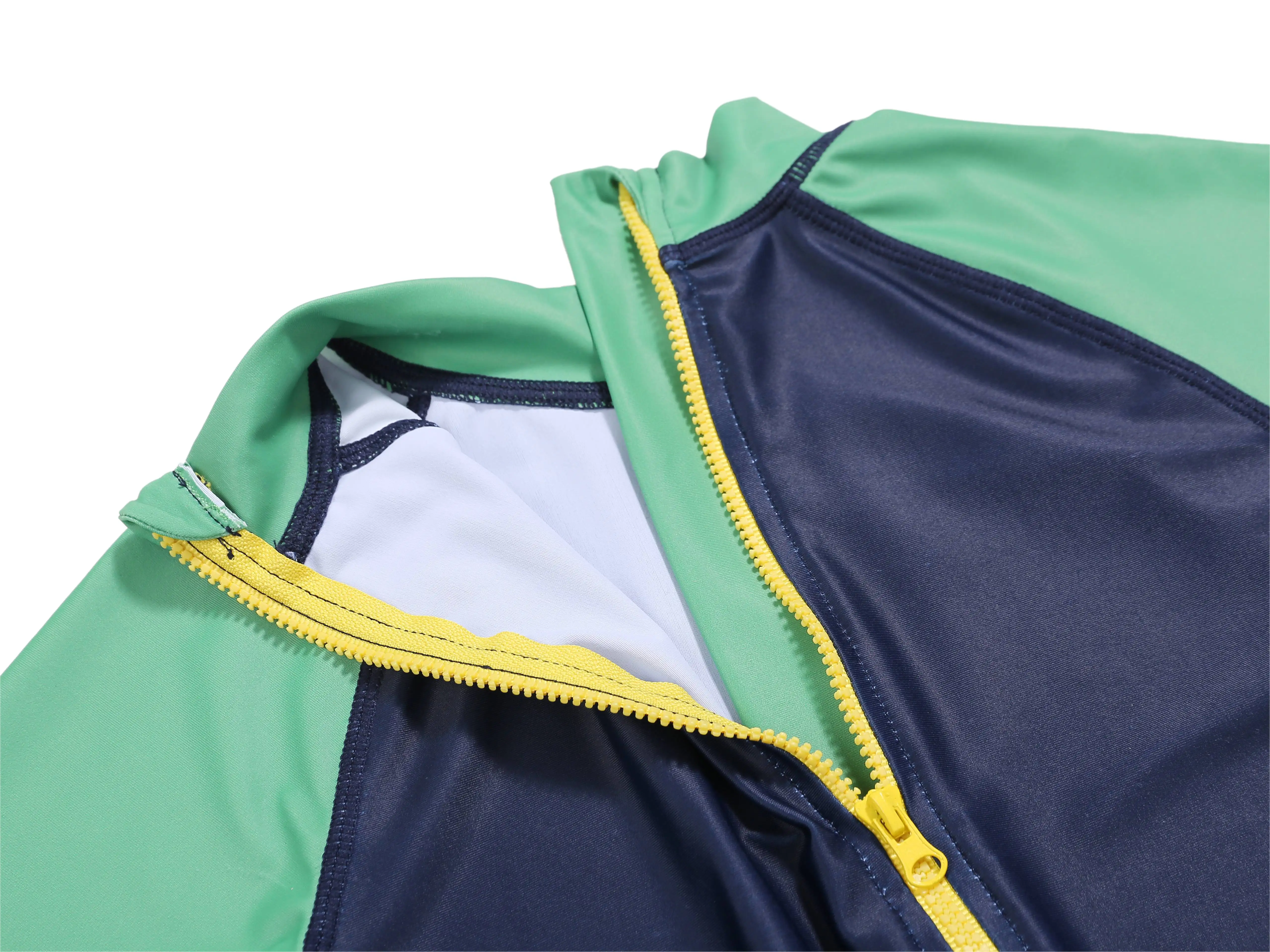 Wholesale children kid boy dinosaur print long sleeves surfing suit One Piece Swimsuit Rash Guard