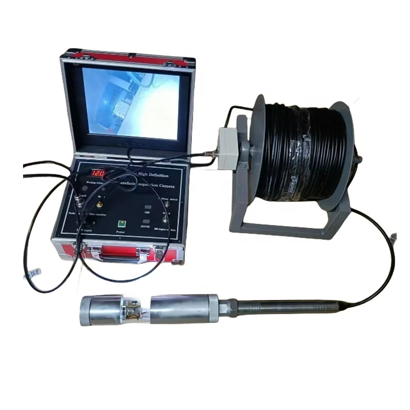 New Well Logging Inspection Camera 100-500m Underwater Drain Camera with 50mm dia Camera for underwater wells