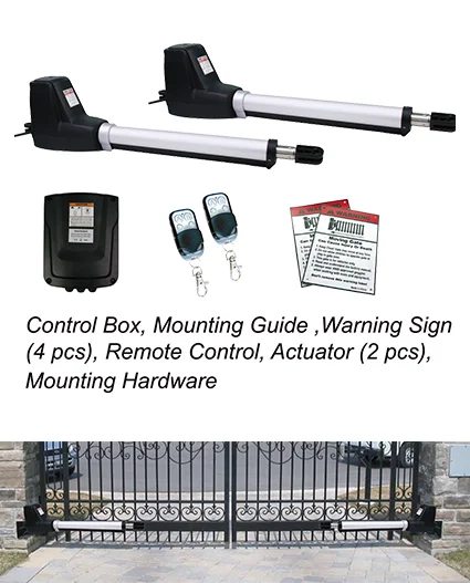 Swing Door Gates Automation Automatic Swing Gate Motor Opener WIFI Smart Phone TUYA APP Control