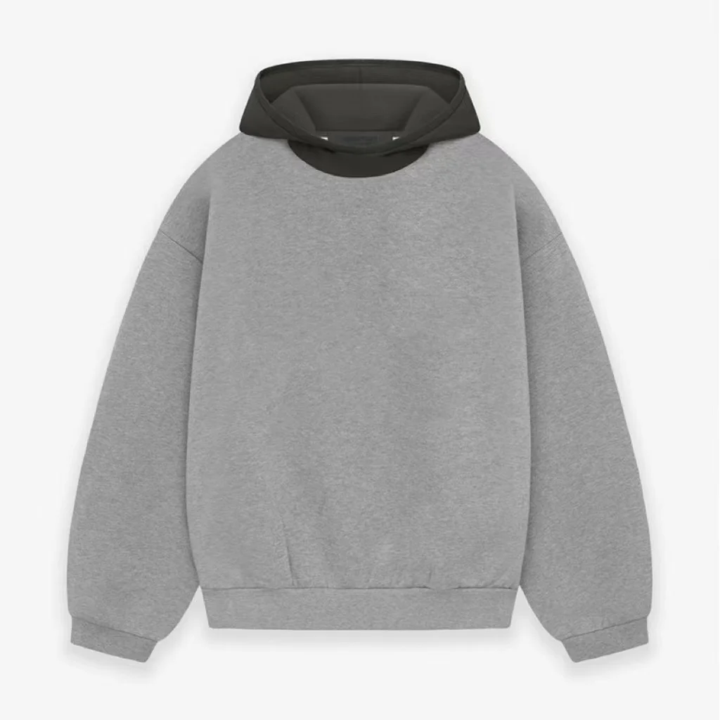 F0 God Новое поступление контрастных цветов нейлоновая фланелетная толстовка с капюшоном тяжелым весом SS Повседневная Толстовка Унисекс