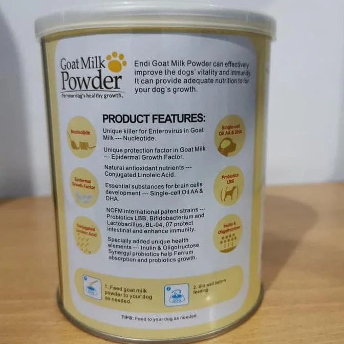 OEM Pet Dog Milk Powder Nutrition High Calcium Goat Milk Powder For Puppy