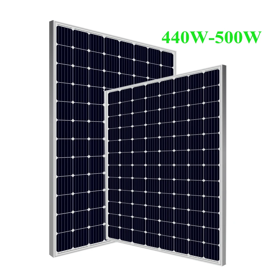 High grade photovoltaic 450watt 500 w solar panel/plate for home