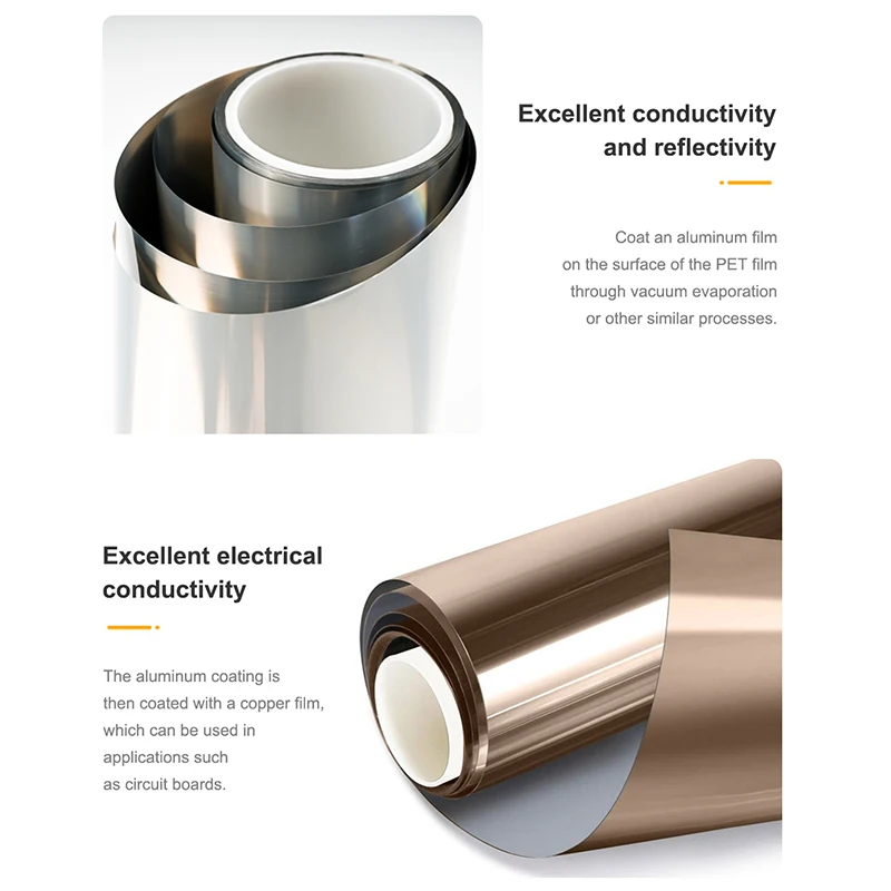 High Quality Coated PET Polyester Film for Wall Usage Silver Wire Drawing Vacuum Copper Plating Art Deco Style Plastic Material