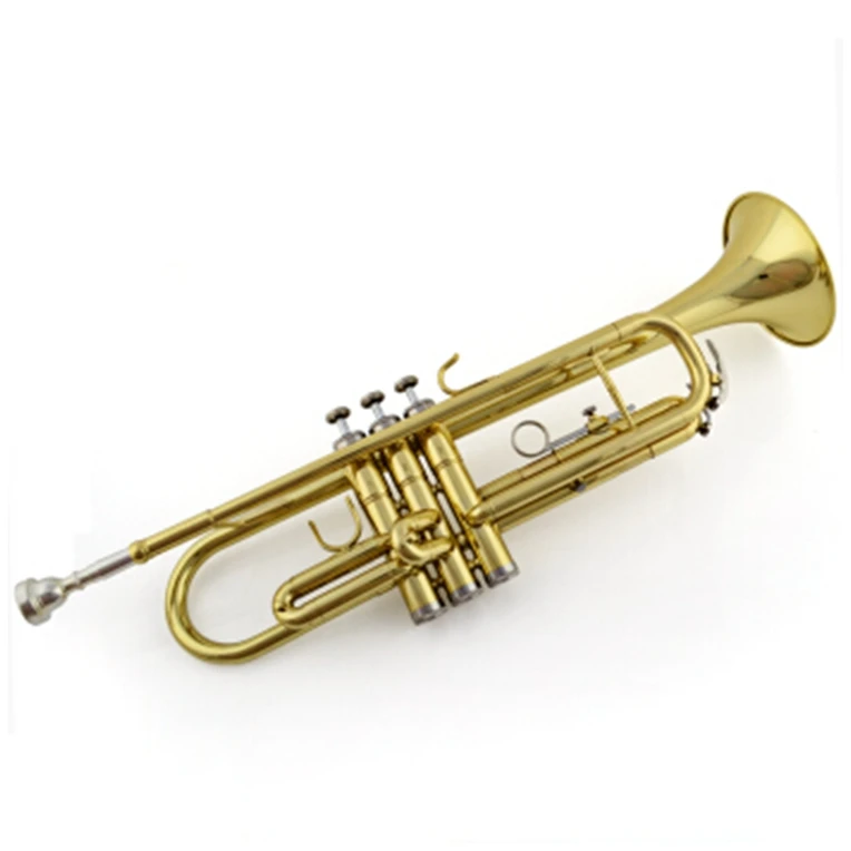 New Type Top Sale Popular Product High Quality Brass Gold Trumpet Instrument