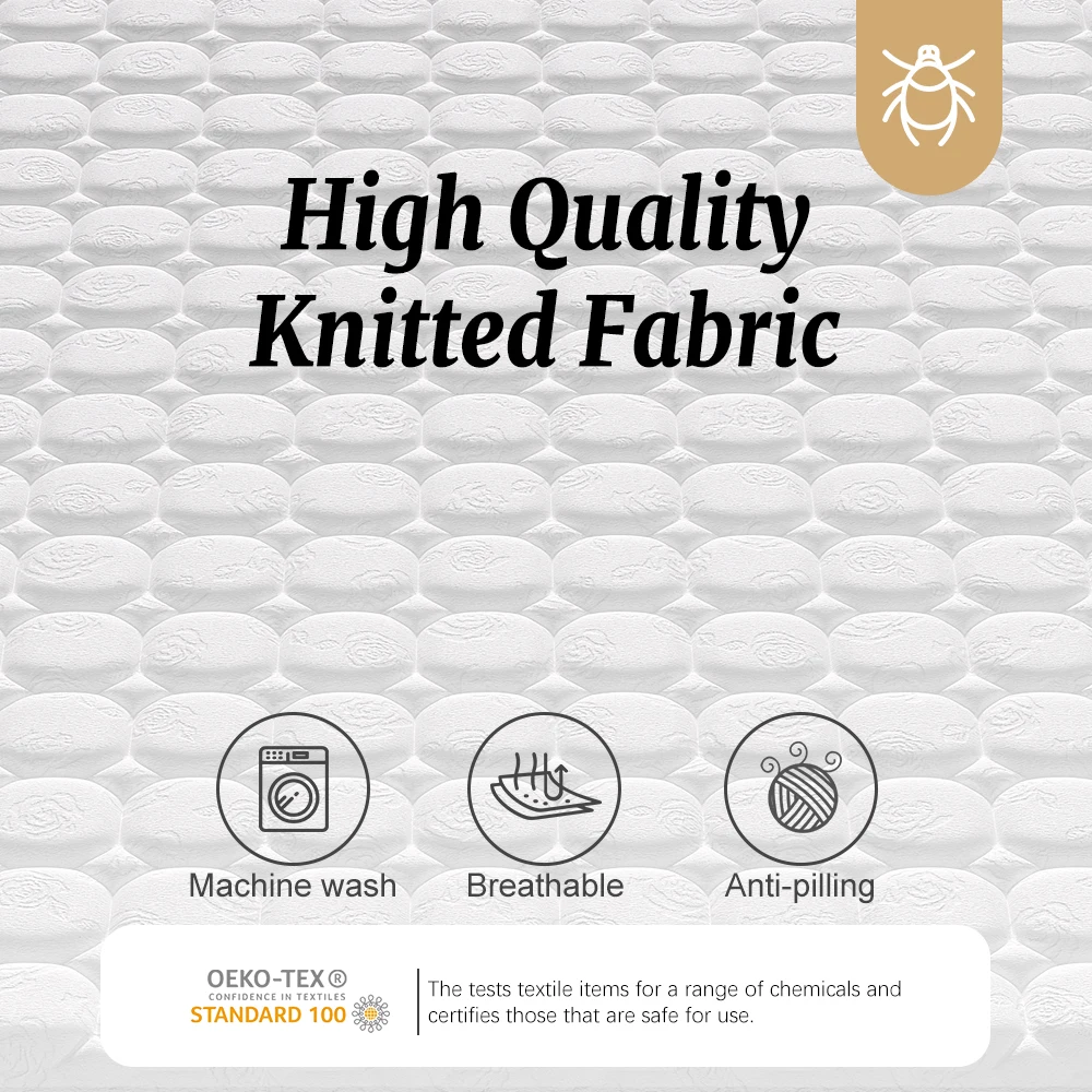 Wholesale Thailand Good Resilience Latex Emulsion Home Mattress Comfort Pressure Relief Bed Foam Mattress