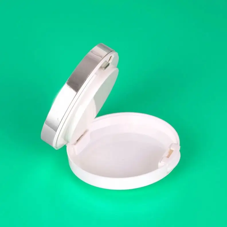 59mm Pan 8g Angel pattern Christian  Elegant pressed powder empty cosmetic powder compact case  make up case  with mirror