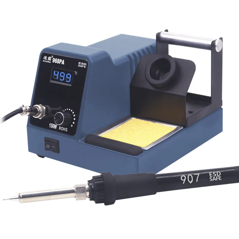 Wholesale Digital Soldering iron Station 220V Constant Temperature Electric Soldering Station 968PA Soldering station iron 60W