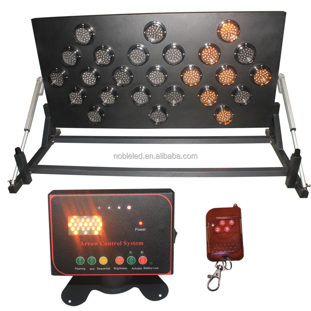 Portable Solar Traffic Signal LED Arrow Board