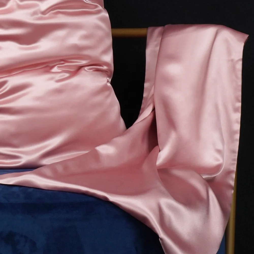 Smooth Luxury Imitated Silk Satin Pillowcase With Envelope Closure For Sleeping