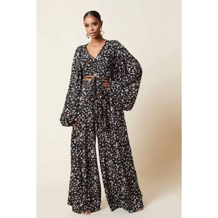 Lantern Long Sleeve Cardigan Set African Print Fabric African Women Casual Dress Wholesale Clothing South African