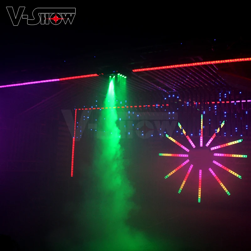 1700 Вт rgb 3 в 1 Светодиодная Вертикальная DMX дымовая машина светодиодная для концерта дискотеки