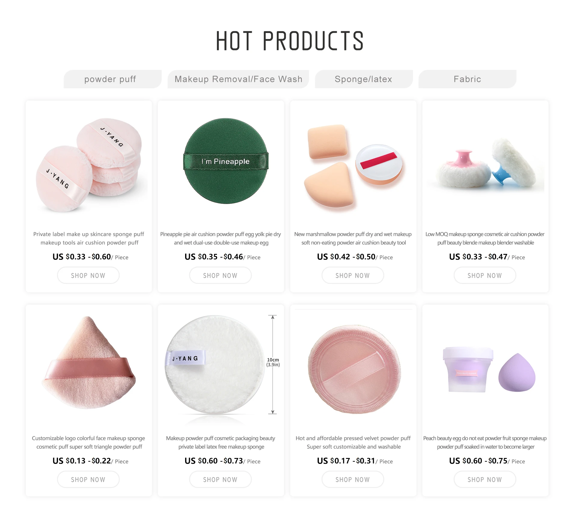 Dry and wet dual-purpose gourd beauty egg, makeup tool air cushion, fixed makeup and contouring powder puff