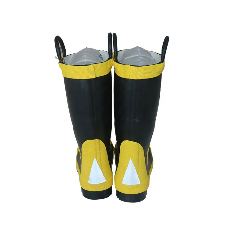 Factory fire emergency safety boots with nice quality