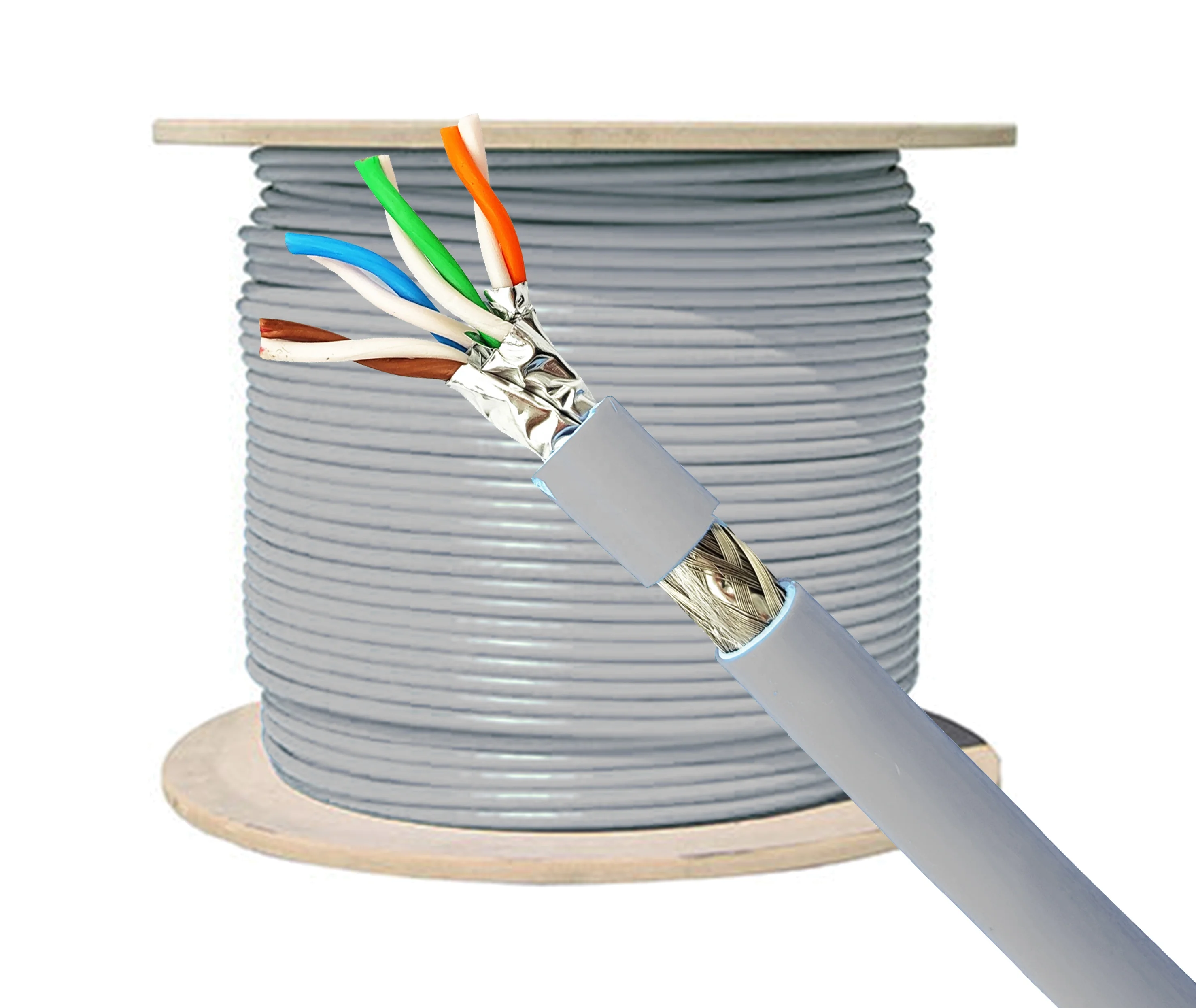 S/FTP CAT.8 CAT8 CAT 8 Bulk Cable LAN Cable