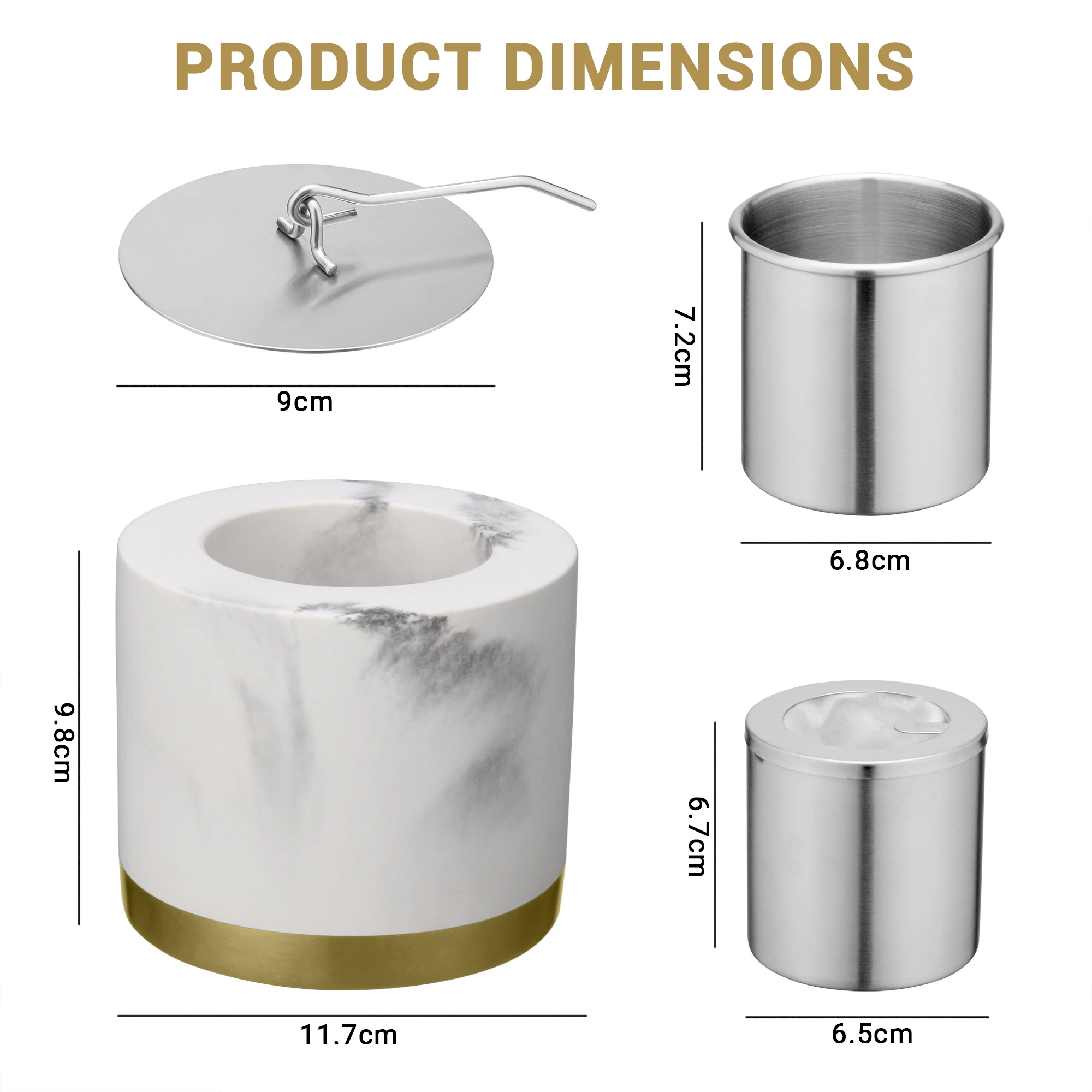 SUNBOW Bio ethanol Tabletop Fireplace Garden Tabletop Fire Pit Bowl Concrete Mini Smokeless Indoor Tabletop Ethanol Fire Pit