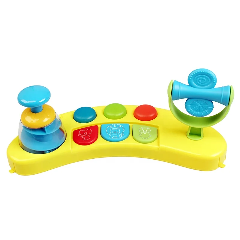 Customizable Baby Jumping Chair Infant Bouncer Seat with Adjustable Music and Light Electronic Toy Tray & Baby Jumpers