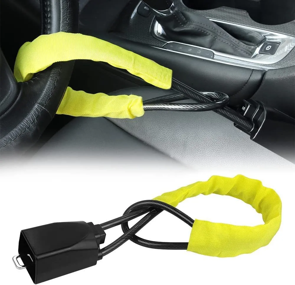 New Car Auto Lock Top Mount Steering Wheel Lock Anti Theft Security Lock With Keys Anti-Theft Devices Car Accessories