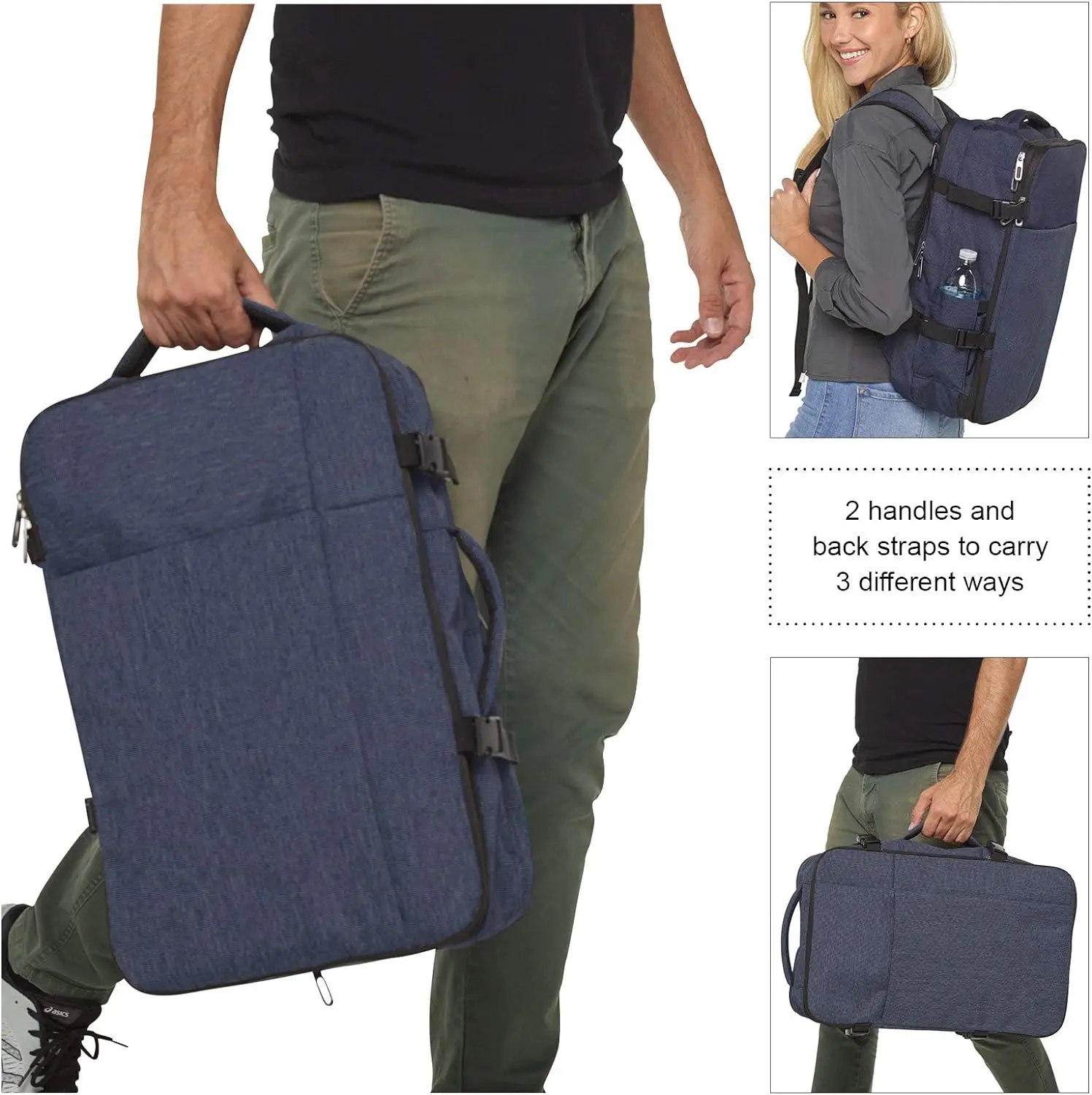 Custom Logo Laptop Luggage Backpack Multi Compartment Capacity For Business Travel