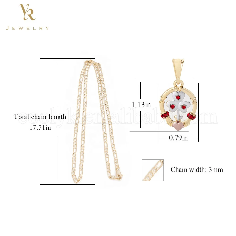Модные ювелирные изделия FP1165 золотой ламинадо Joyeria ожерелье Нежный Циркон цветок подвески сердце кулон для лучших друзей