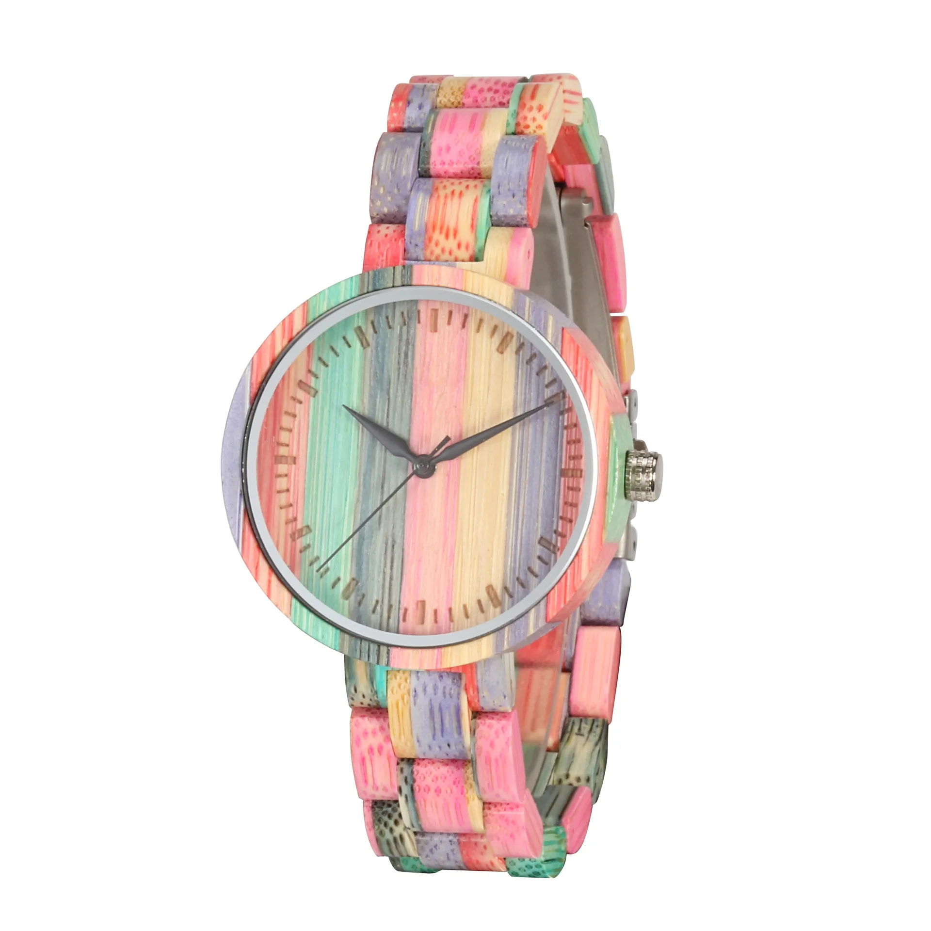 Alibaba Top Seller Wholesale custom private label women bamboo wood watch Fast Shipping