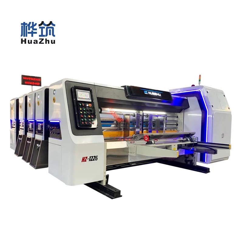 China Manufacturer High Speed  Automatic  Corrugated Cardboard Carton Box Printing Die Cutting Slotting Machine