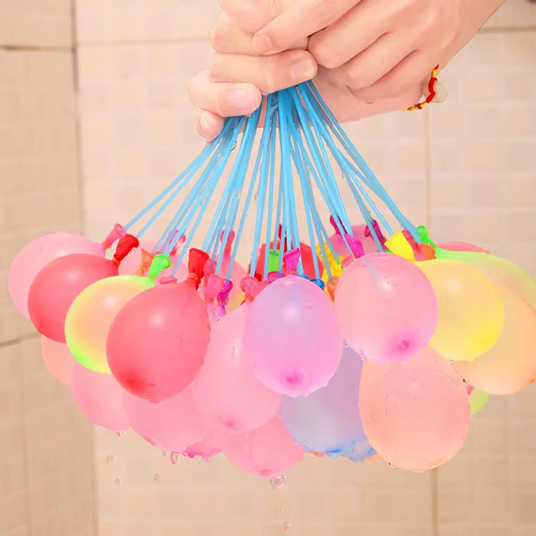Rubber 111 quick fill self sealing boobs water balloons self tie magic water balloon maker summer party bomb water balloons