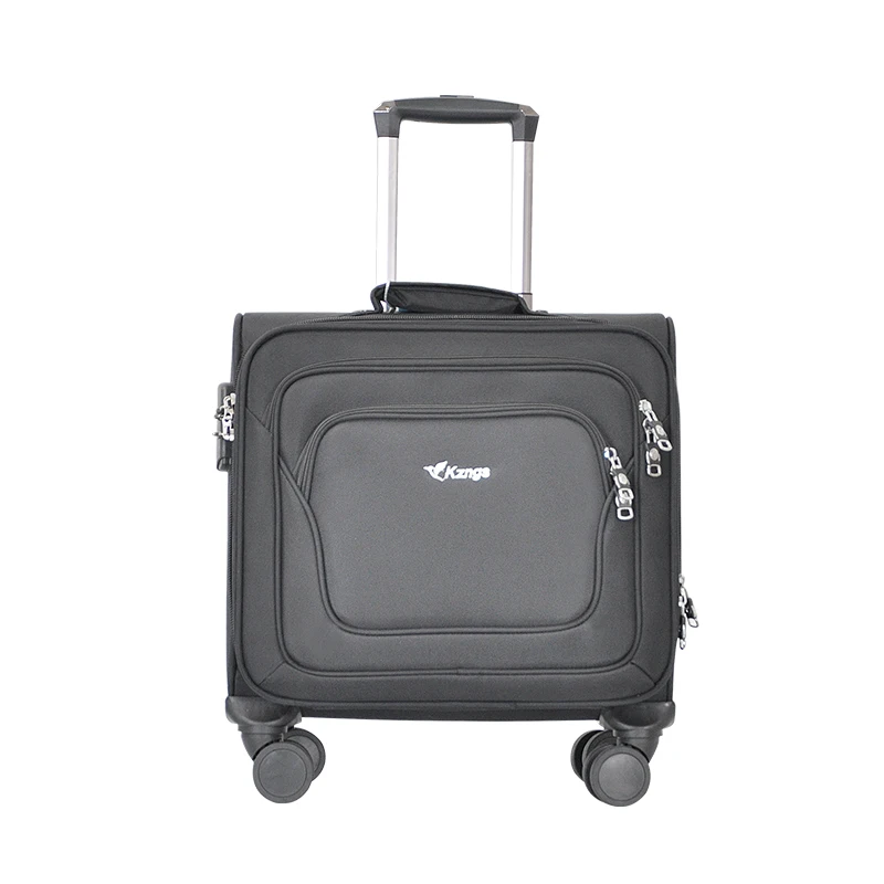 Expandable fabric travel luggage soft business cabin case  factory price Trolley carry-on  suitcase