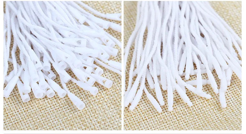 Custom three strand cotton rope hanging grain bullet bullet lifting grain white black semi-bleached hanging grain