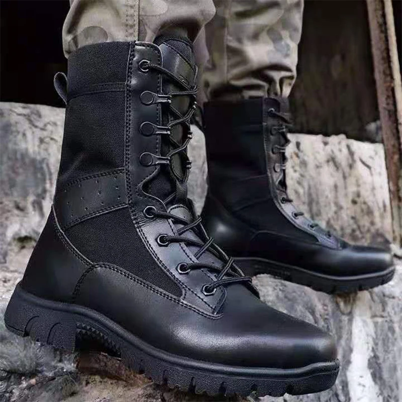 High Quality Wholesale Custom Cheap professional Hiking Shoes Outdoor Safety Protection Breathable hiking Combat boots