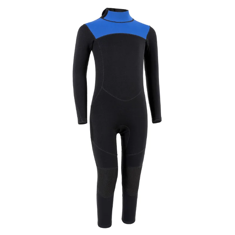 Custom 2mm back zip full protect kids diving suit snorkeling swimming neoprene wetsuit for children