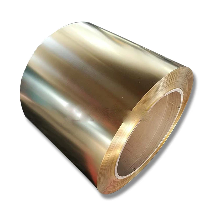 China brass factory copper zinc alloy CuZn38 brass coil instock