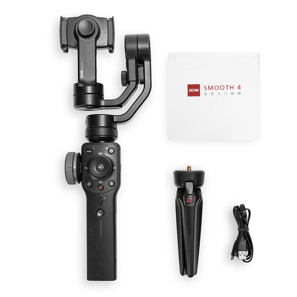  ZHIYUN Smooth 4 3-оси телефон разных цветов с шарнирным соединением для смартфона карманных стабилизаторов смартфонов и